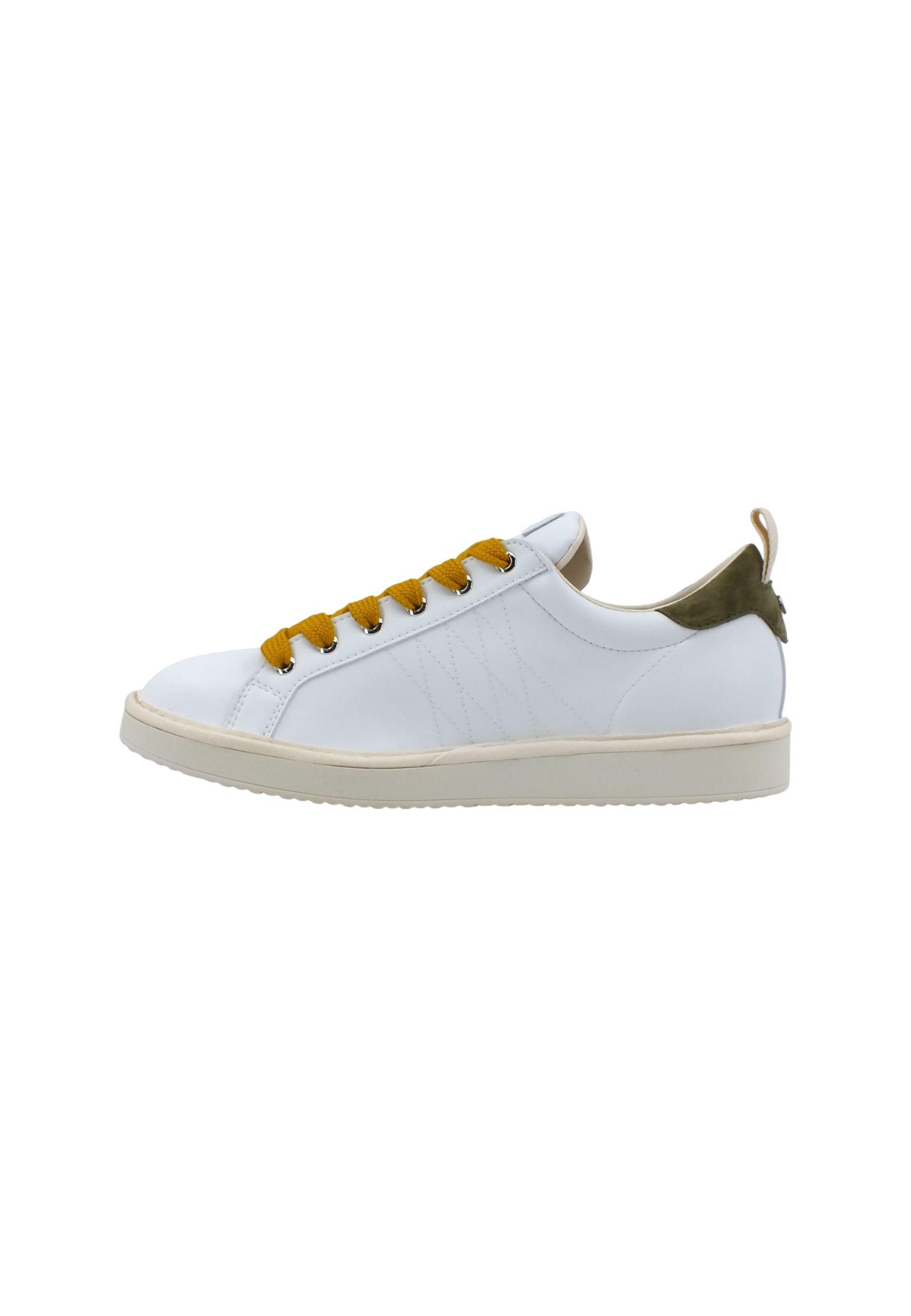 PAN CHIC Sneaker Uomo White Sage Yellow P01M00200243004 - Sandrini Calzature e Abbigliamento