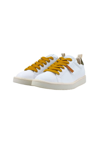 PAN CHIC Sneaker Uomo White Sage Yellow P01M00200243004 - Sandrini Calzature e Abbigliamento