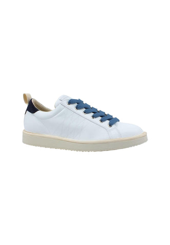 PAN CHIC Sneaker Uomo White Tunnel Blue Denim P01M00200243005 - Sandrini Calzature e Abbigliamento