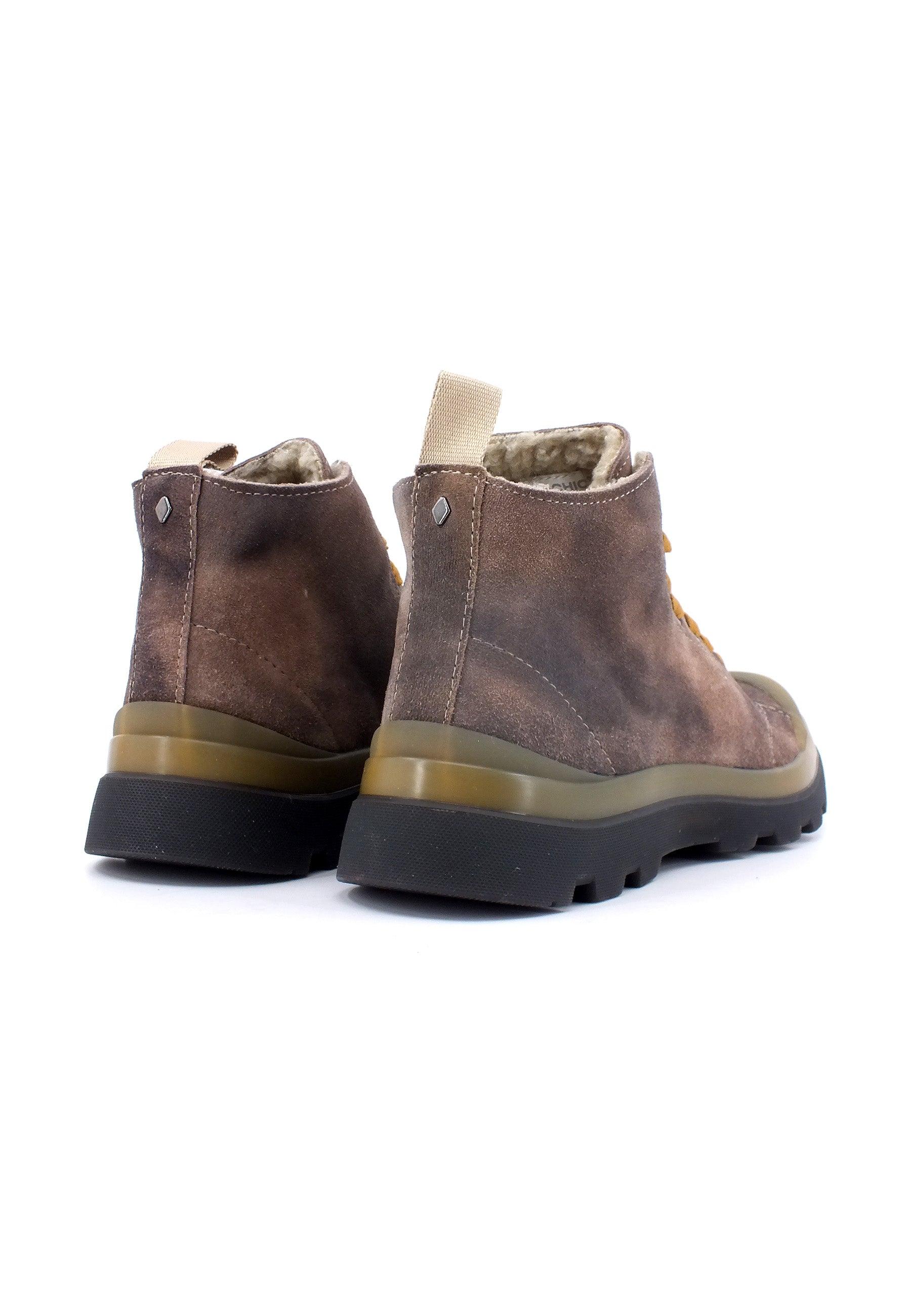 PAN CHIC Stivaletto Pelo Uomo Brown P03M001-0037D001 - Sandrini Calzature e Abbigliamento