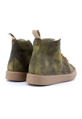 PAN CHIC Stivaletto Pelo Uomo Military Green P01M007-0037U007 - Sandrini Calzature e Abbigliamento