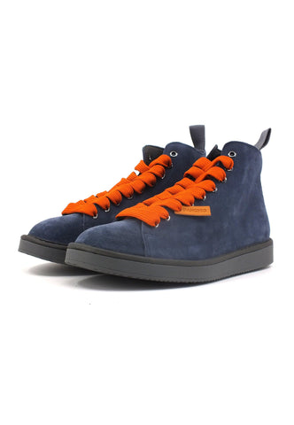 PAN CHIC Stivaletto Uomo Dark Blue Burnt Orange P01M007-00342139 - Sandrini Calzature e Abbigliamento