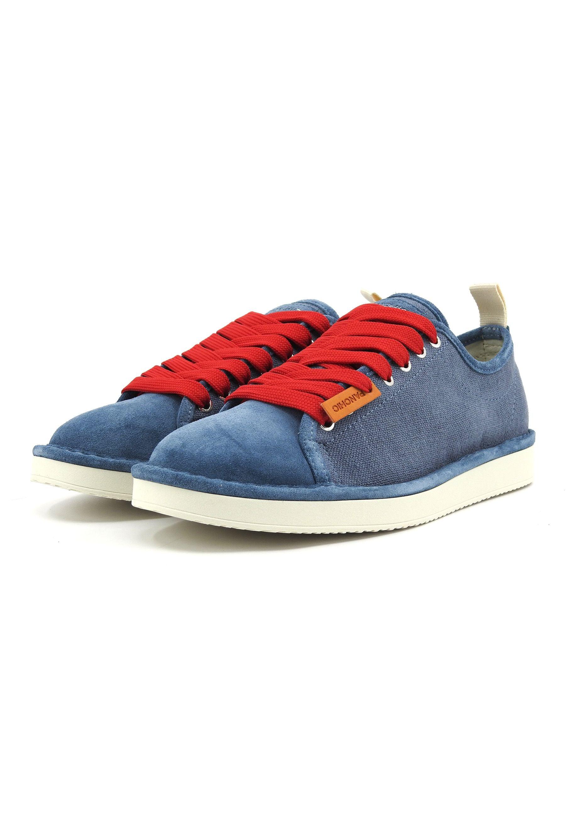 PANCHIC Sneaker Uomo Denim Basic Blue Red P01M012-00633021 - Sandrini Calzature e Abbigliamento