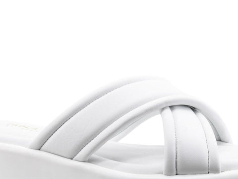 PAOLA FERRI Ciabatta Bianco D8119 - Sandrini Calzature e Abbigliamento
