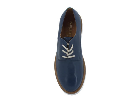 PAOLA FERRI Derby Navy D8111 - Sandrini Calzature e Abbigliamento