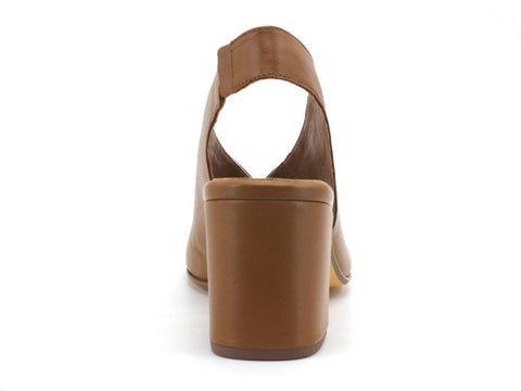 PAOLA FERRI Shanty Sandalo Open Toe Tacco Cuoio D5259 - Sandrini Calzature e Abbigliamento