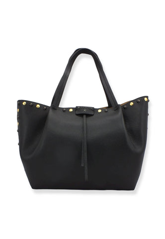 PATRIZIA PEPE Borsa Borchie Con Pochette Nera 8B8895-L050 - Sandrini Calzature e Abbigliamento
