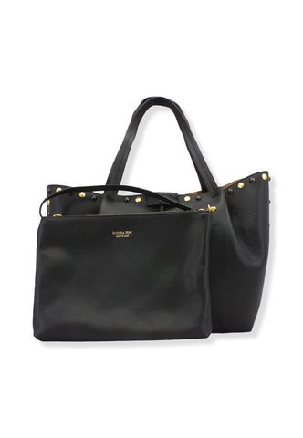 PATRIZIA PEPE Borsa Borchie Con Pochette Nera 8B8895-L050 - Sandrini Calzature e Abbigliamento