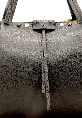 PATRIZIA PEPE Borsa Borchie Con Pochette Nera 8B8895-L050 - Sandrini Calzature e Abbigliamento