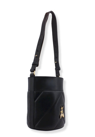 PATRIZIA PEPE Borsa Bucket Logo Nera 8B0079-L006 - Sandrini Calzature e Abbigliamento