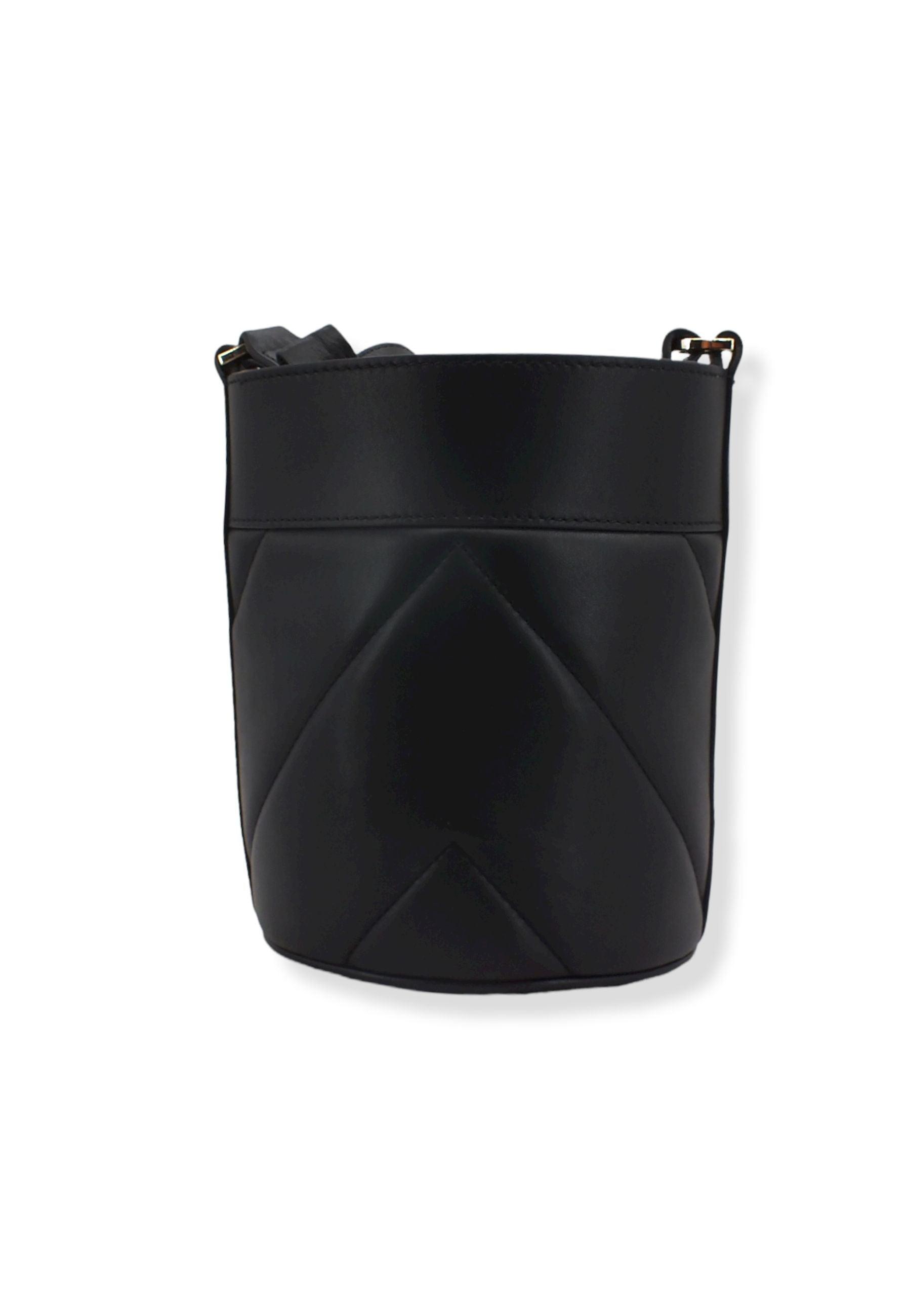 PATRIZIA PEPE Borsa Bucket Logo Nera 8B0079-L006 - Sandrini Calzature e Abbigliamento