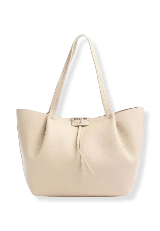PATRIZIA PEPE Borsa Con Pochette Beige Ocean Sand CB8895-L001 - Sandrini Calzature e Abbigliamento