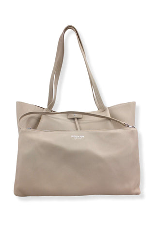 PATRIZIA PEPE Borsa Con Pochette Large Beige Ocean Sand CB8896-L001 - Sandrini Calzature e Abbigliamento