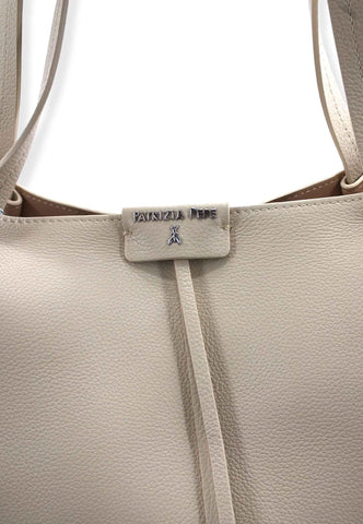 PATRIZIA PEPE Borsa Con Pochette Large Beige Ocean Sand CB8896-L001 - Sandrini Calzature e Abbigliamento