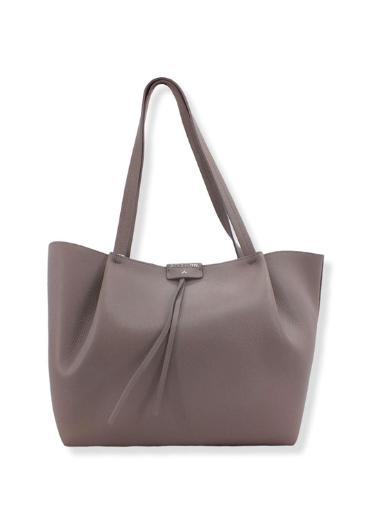 PATRIZIA PEPE Borsa Con Pochette Large Marrone Dark Tatami CB8896-L001 - Sandrini Calzature e Abbigliamento
