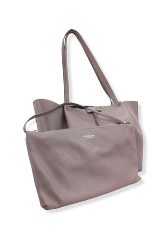PATRIZIA PEPE Borsa Con Pochette Large Marrone Dark Tatami CB8896-L001 - Sandrini Calzature e Abbigliamento