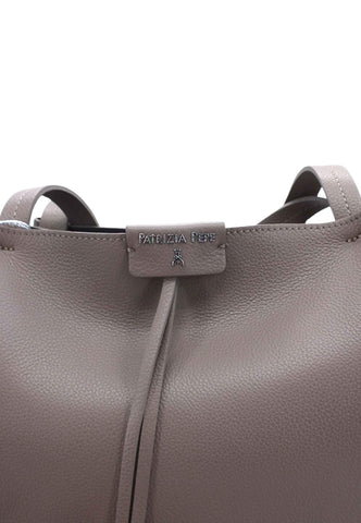PATRIZIA PEPE Borsa Con Pochette Large Marrone Dark Tatami CB8896-L001 - Sandrini Calzature e Abbigliamento