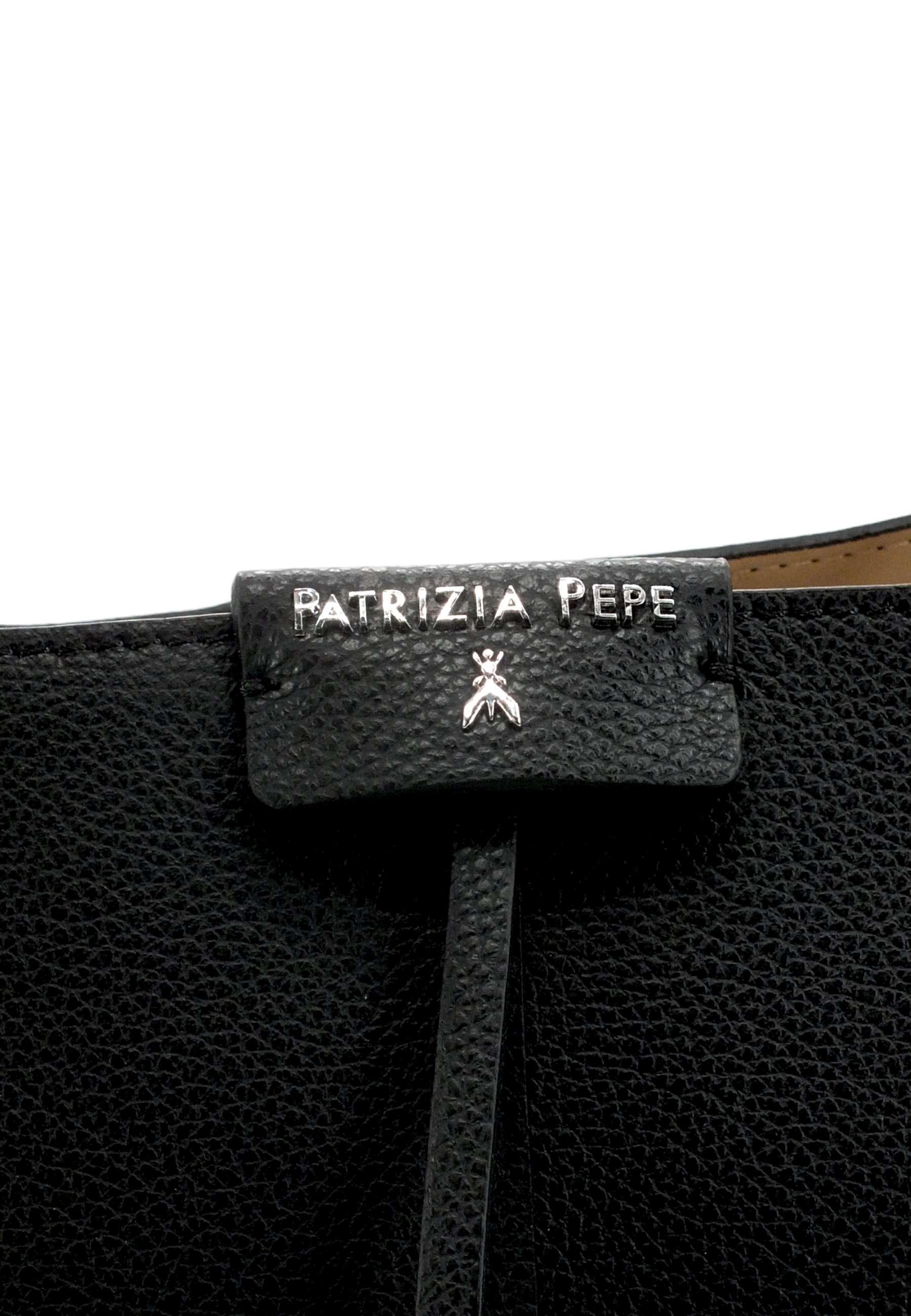 PATRIZIA PEPE Borsa Con Pochette Large Nera CB8896-L001 - Sandrini Calzature e Abbigliamento