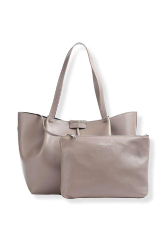 PATRIZIA PEPE Borsa Con Pochette Marrone Dark Tatami CB8895-L001 - Sandrini Calzature e Abbigliamento