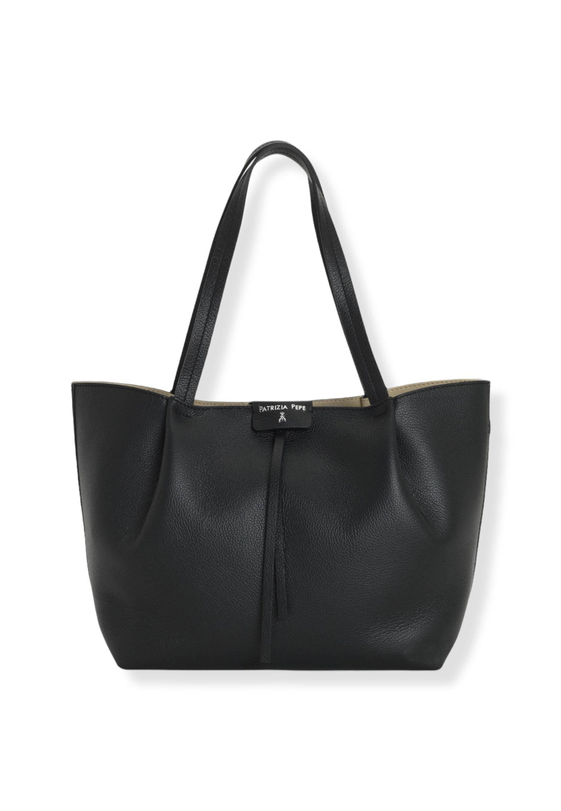 PATRIZIA PEPE Borsa Con Pochette Nera CB8895-L001 - Sandrini Calzature e Abbigliamento
