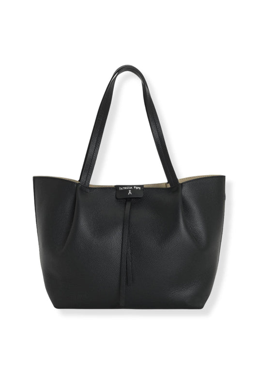 PATRIZIA PEPE Borsa Con Pochette Nera CB8895-L001 - Sandrini Calzature e Abbigliamento