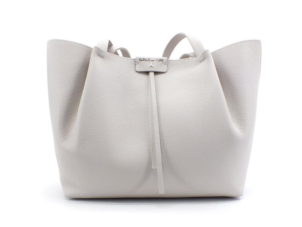 PATRIZIA PEPE Borsa Hobo 2 Pelle Ice Grey 2V8895-A4U8N - Sandrini Calzature e Abbigliamento