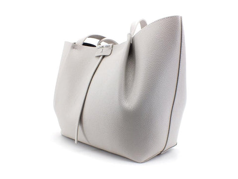PATRIZIA PEPE Borsa Hobo 2 Pelle Ice Grey 2V8895-A4U8N - Sandrini Calzature e Abbigliamento