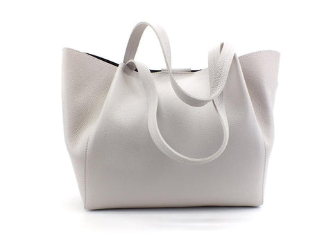 PATRIZIA PEPE Borsa Hobo 2 Pelle Ice Grey 2V8895-A4U8N - Sandrini Calzature e Abbigliamento