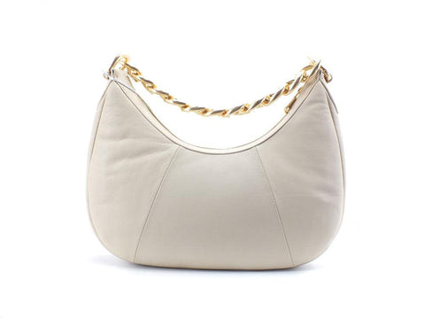 PATRIZIA PEPE Borsa Hobo Catena Ocean Sand Beige 8B0004L006-B732 - Sandrini Calzature e Abbigliamento