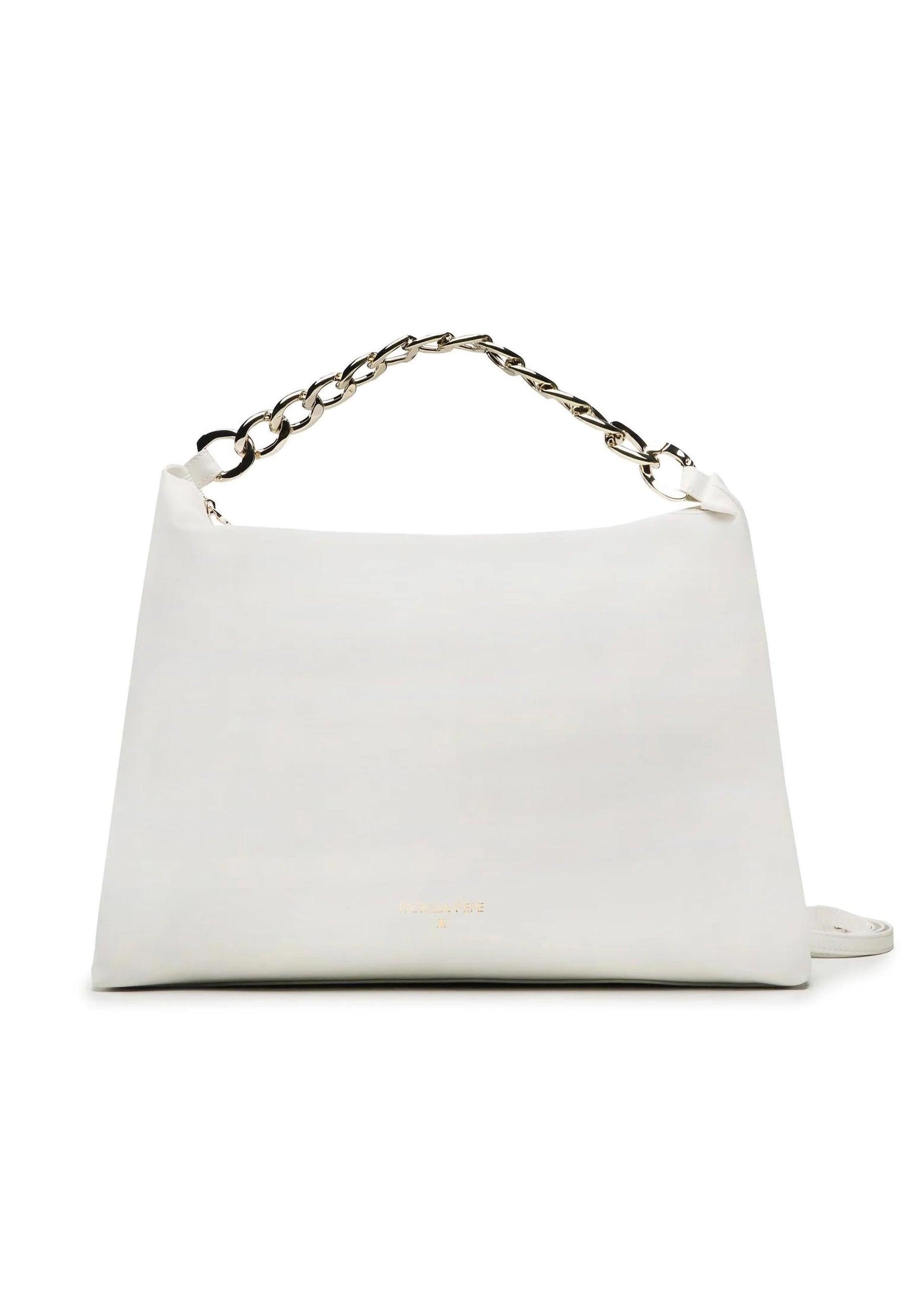 PATRIZIA PEPE Borsa Hobo Off White 8B0063-E005 - Sandrini Calzature e Abbigliamento