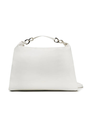 PATRIZIA PEPE Borsa Hobo Off White 8B0063-E005 - Sandrini Calzature e Abbigliamento