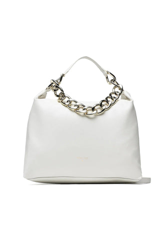 PATRIZIA PEPE Borsa Hobo Off White 8B0064-E005 - Sandrini Calzature e Abbigliamento