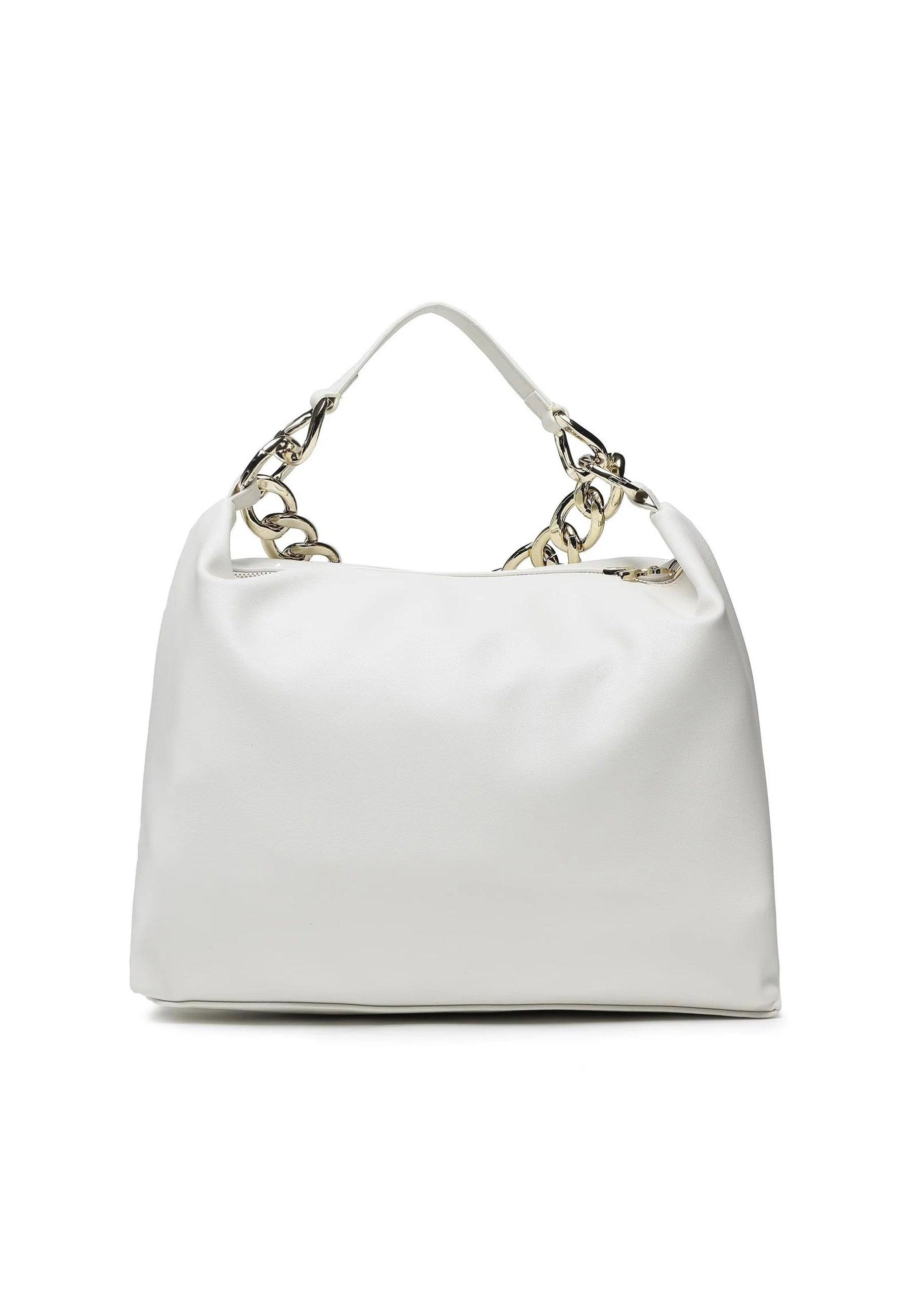 PATRIZIA PEPE Borsa Hobo Off White 8B0064-E005 - Sandrini Calzature e Abbigliamento