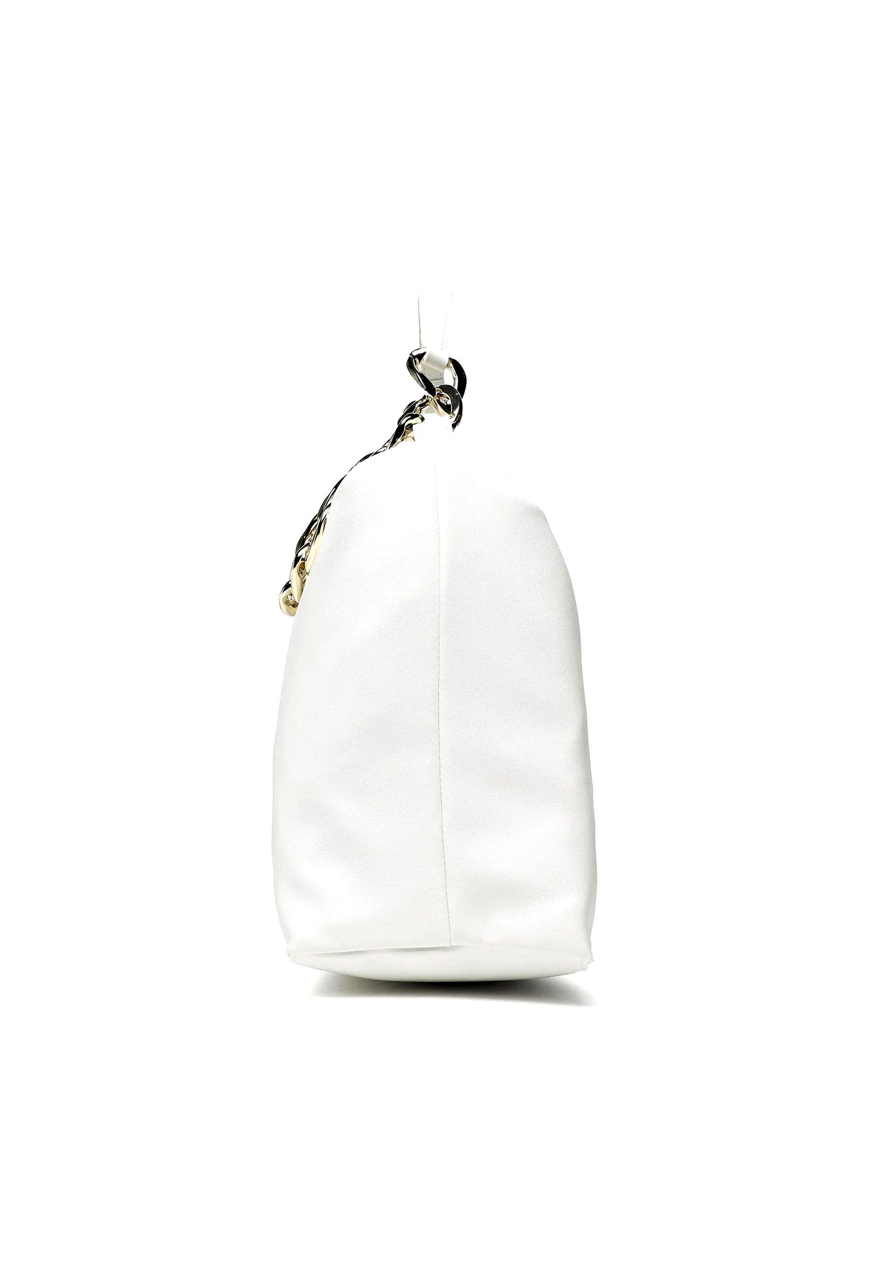PATRIZIA PEPE Borsa Hobo Off White 8B0064-E005 - Sandrini Calzature e Abbigliamento