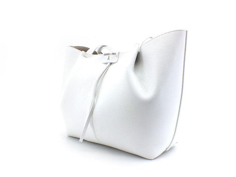 PATRIZIA PEPE Borsa Saddle Clutch Logo Ape Bianco CB8895L001-W146 - Sandrini Calzature e Abbigliamento