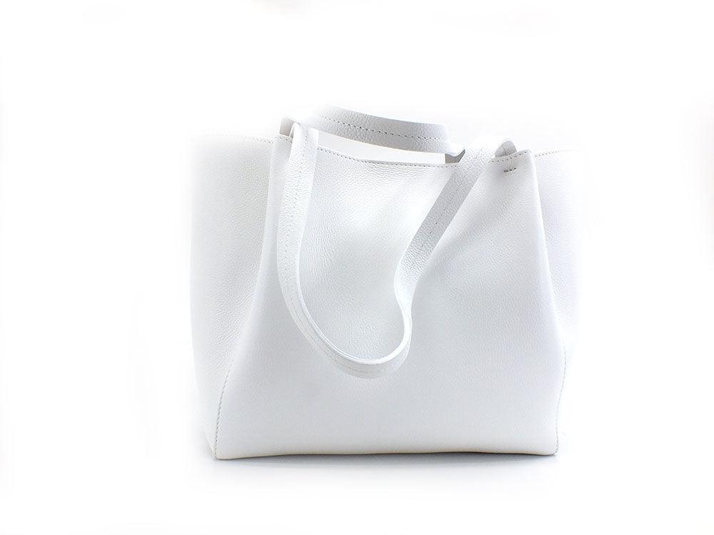 PATRIZIA PEPE Borsa Saddle Clutch Logo Ape Bianco CB8895L001-W146 - Sandrini Calzature e Abbigliamento