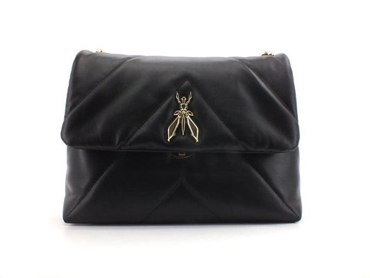 PATRIZIA PEPE Borsa Satchel Quilted Logo Black 2VA302-A229 - Sandrini Calzature e Abbigliamento