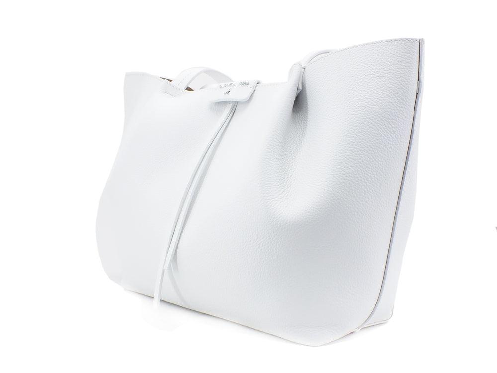 PATRIZIA PEPE Borsa Shopper Donna Bianco White 2V8895-4U8N - Sandrini Calzature e Abbigliamento