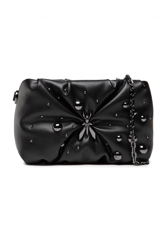 PATRIZIA PEPE Borsa Shoulder Logo Ape Nero 8B0081-E013 - Sandrini Calzature e Abbigliamento