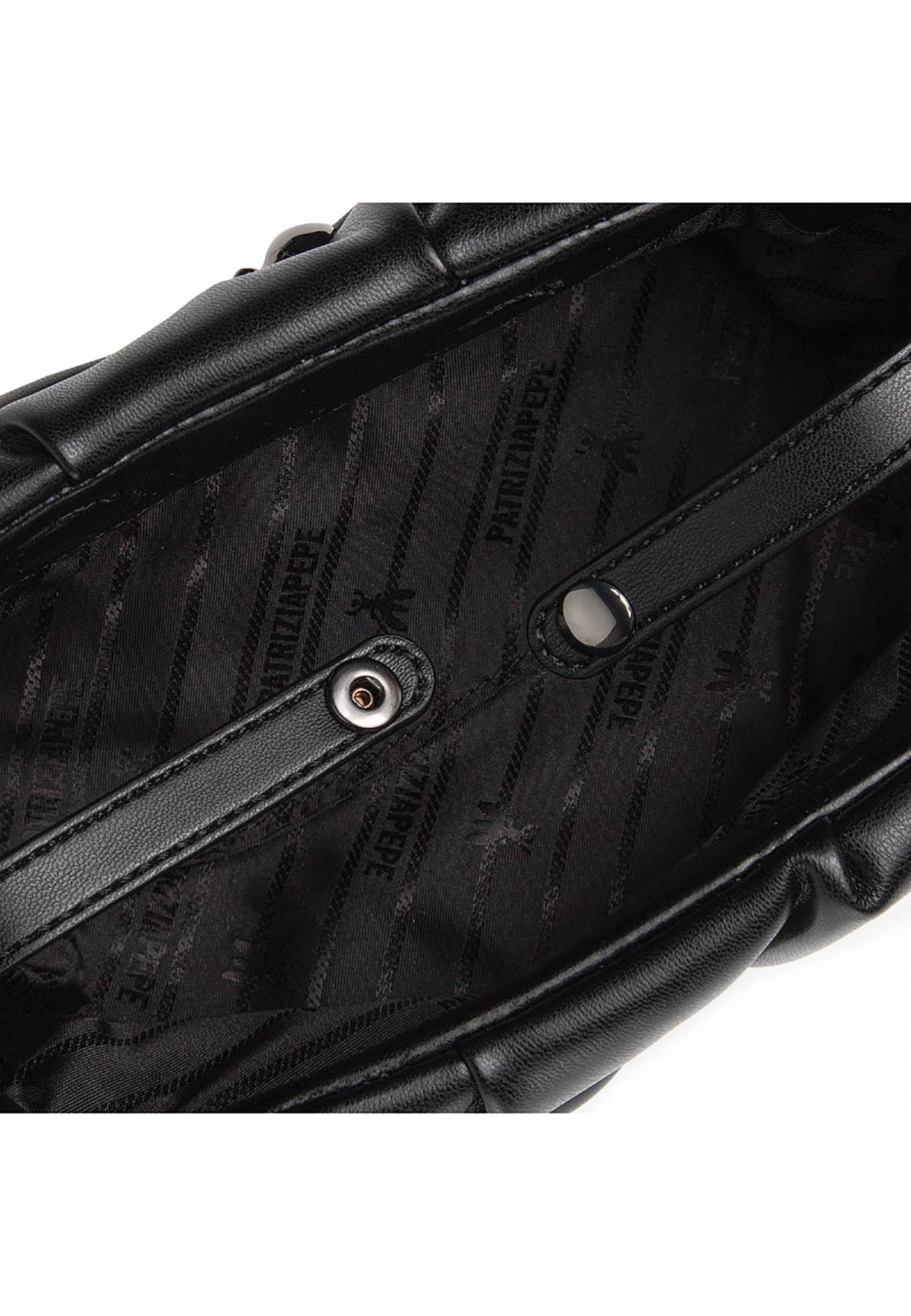 PATRIZIA PEPE Borsa Shoulder Logo Ape Nero 8B0081-E013 - Sandrini Calzature e Abbigliamento