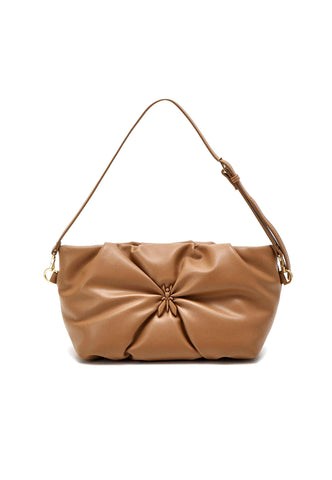 PATRIZIA PEPE Borsa Tote Loghi Marrone Ocean Sand 8B0080-E010 - Sandrini Calzature e Abbigliamento