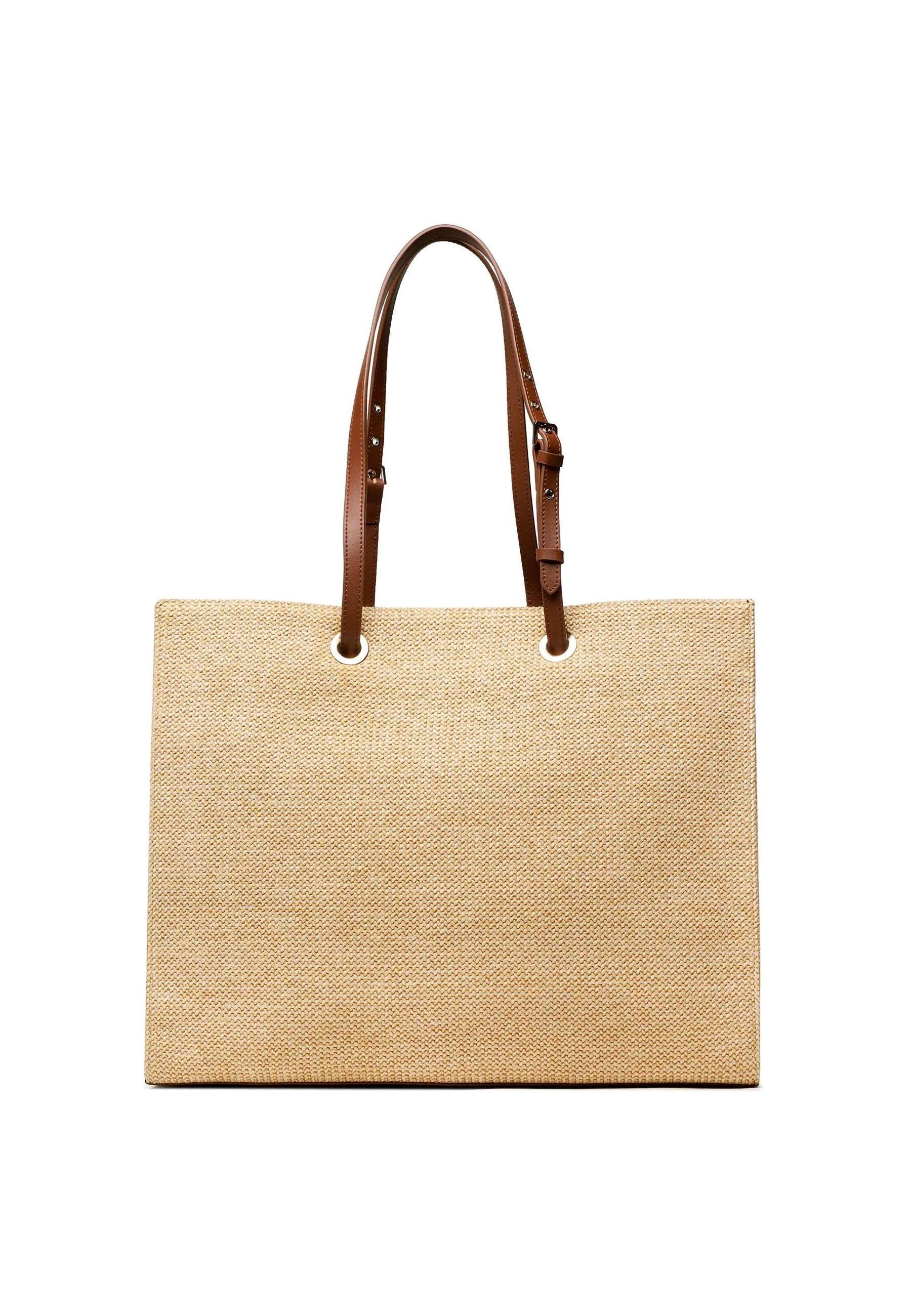 PATRIZIA PEPE Borsa Tote Macramè Natural 8B0112-V004 - Sandrini Calzature e Abbigliamento