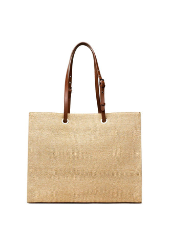 PATRIZIA PEPE Borsa Tote Macramè Natural 8B0112-V004 - Sandrini Calzature e Abbigliamento