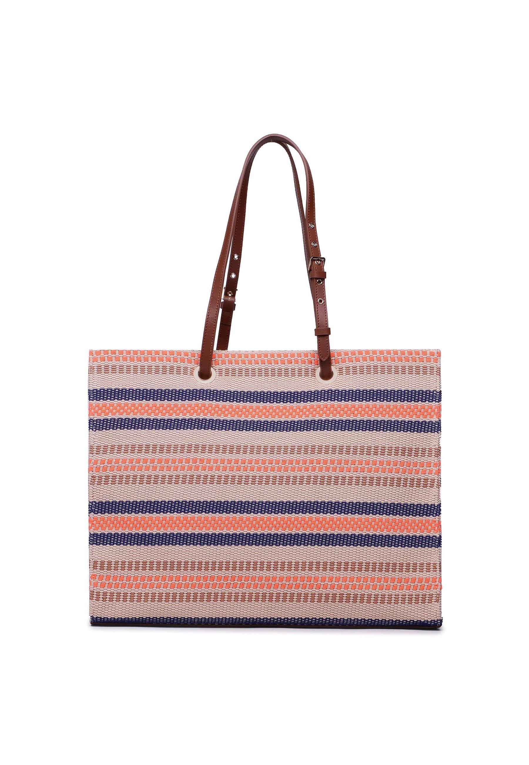 PATRIZIA PEPE Borsa Tote Macramè Sand Orange 8B0112-V012 - Sandrini Calzature e Abbigliamento
