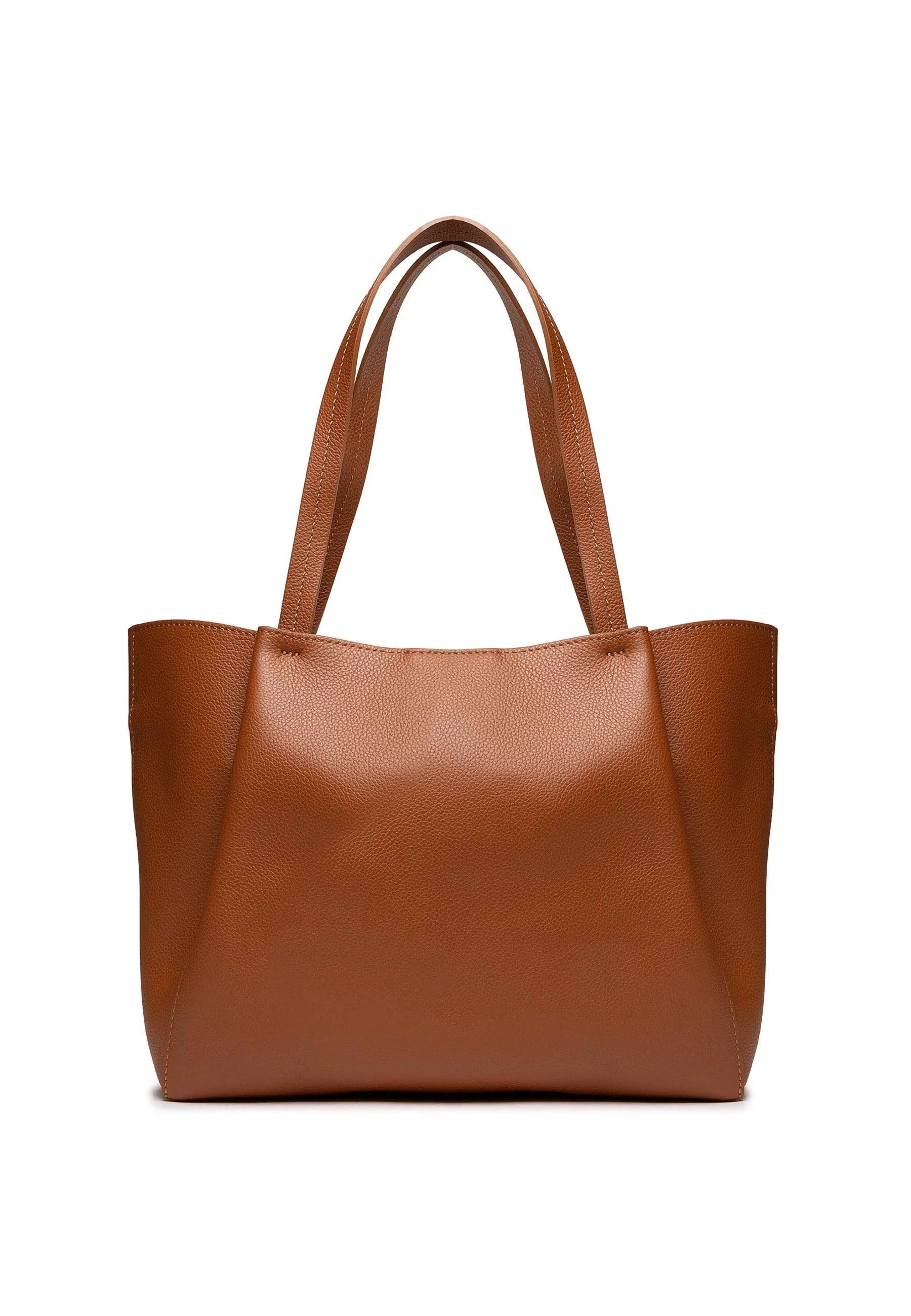 PATRIZIA PEPE Borsa Tote Mid New Cuoio CB8895-L001 - Sandrini Calzature e Abbigliamento