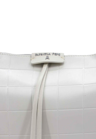 PATRIZIA PEPE Borsa Tote Mid Off White 8B8895-L046 - Sandrini Calzature e Abbigliamento