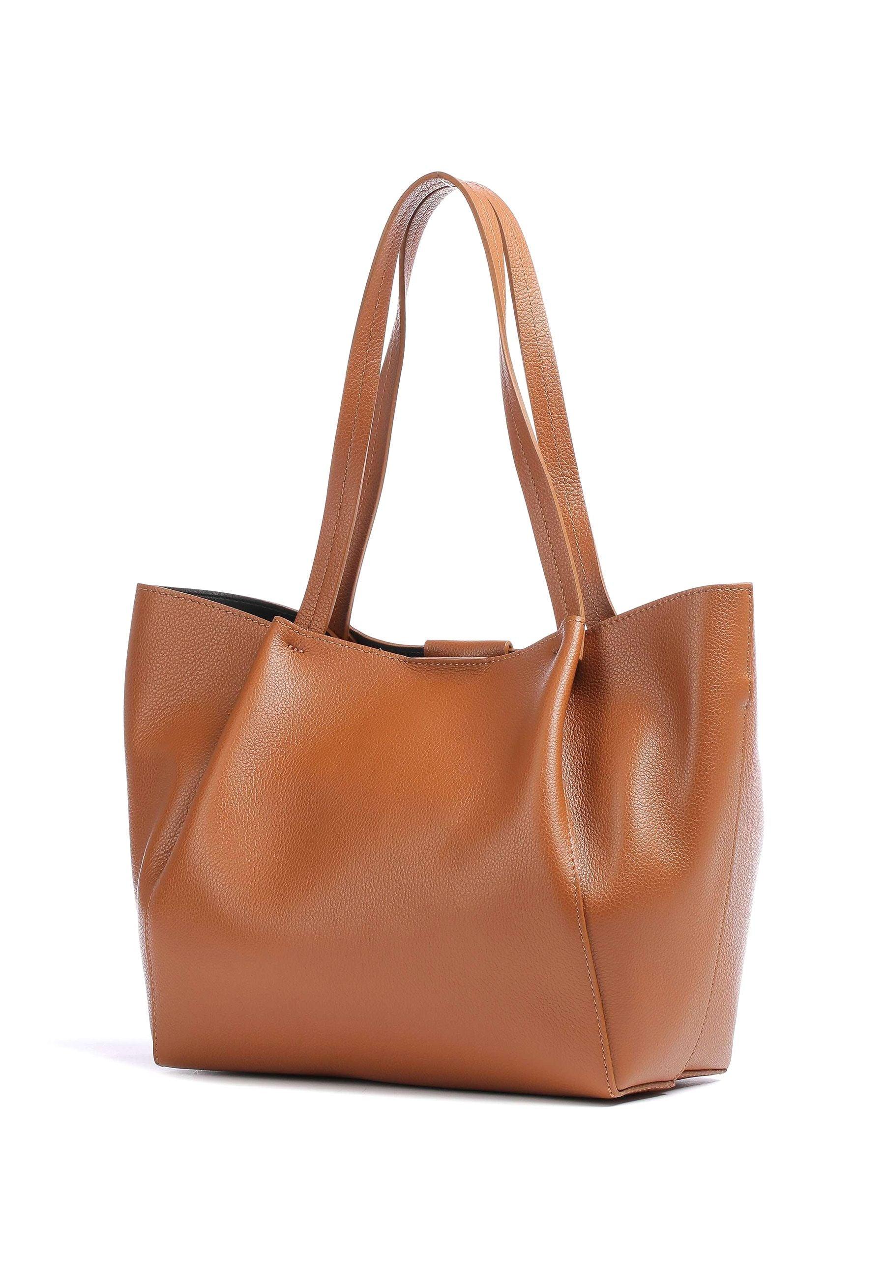 PATRIZIA PEPE Borsa Tote New Cuoio CB8895-L001 - Sandrini Calzature e Abbigliamento