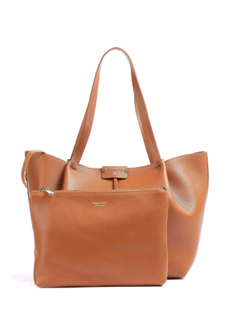 PATRIZIA PEPE Borsa Tote New Cuoio CB8895-L001 - Sandrini Calzature e Abbigliamento