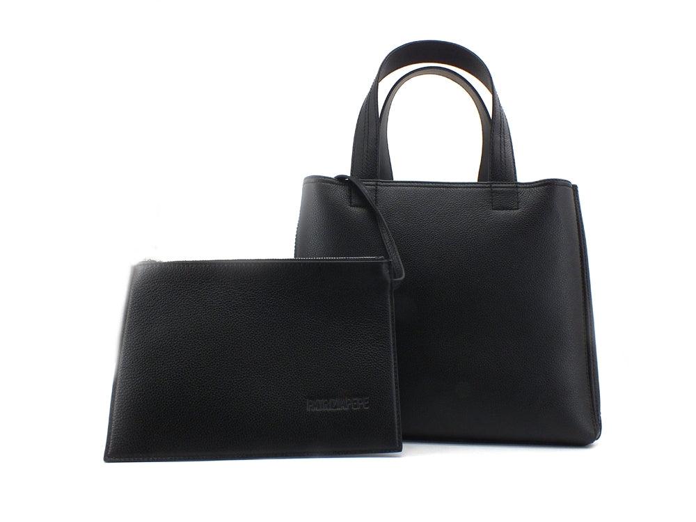 PATRIZIA PEPE Borsa Tote Pelle Fly Me Nero Black 2VA060-A4U8 - Sandrini Calzature e Abbigliamento