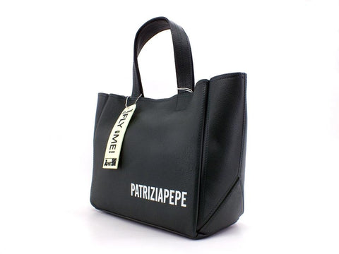 PATRIZIA PEPE Borsa Tote Pelle Fly Whit Me Black 2VA060-A4U8 - Sandrini Calzature e Abbigliamento
